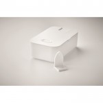 Lunch box personalizzati con supporto per telefono colore bianco seconda vista fotografia