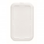 Lunch box personalizzati con supporto per telefono colore bianco quarta vista