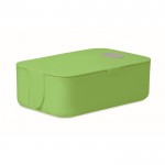 Lunch box personalizzati con supporto per telefono colore lime