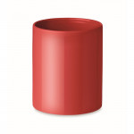 Tazze in ceramica personalizzate color rosso seconda vista