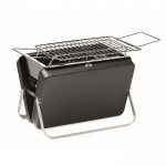 Piccolo barbecue in valigetta con logo color nero