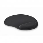 Mouse pad poggia polsi color nero