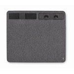 Mousepad con caricatore e supporto color grigio scuro quinta vista
