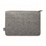 Custodia per laptop in feltro  color grigio seconda vista