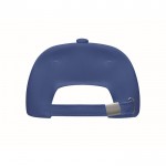 Cappelli baseball personalizzati a 5 pannelli color blu quinta vista