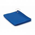 Asciugamano promozionale con logo color blu prima vista