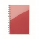 Quaderni con spirale personalizzati color rosso