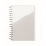 Quaderni con spirale personalizzati color bianco