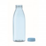 Piccole bottiglie plastica personalizzate color azzurro seconda vista
