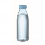 Piccole bottiglie plastica personalizzate color azzurro terza vista