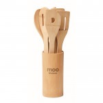 Cucchiarelle e spatole di legno da personalizzare color legno vista principale