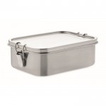 Lunch box da 1200 ml con separatore interno color argento