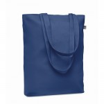 Colorate borsa in tela organica da 270 gr/m² color blu