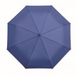 Ombrello da borsa antivento da 27 pollici color blu reale quinta vista