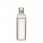 Bottiglietta in vetro borosilicato con logo color transparente prima vista