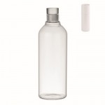 Bottiglia in vetro borosilicato con logo color transparente