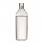 Bottiglia in vetro borosilicato con logo color transparente prima vista