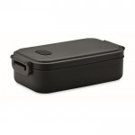 Lunch box da 800ml con coperchio ermetico color nero