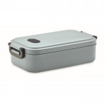 Lunch box da 800ml con coperchio ermetico color grigio