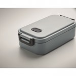 Lunch box da 800ml con coperchio ermetico color grigio vista dettaglio 2