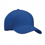 Cappello in twill pesante spazzolato di cotone color blu reale