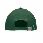 Cappello in twill pesante spazzolato di cotone color verde vista posteriore