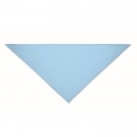 Colorata bandana triangolare personalizzabile color azzurro prima vista
