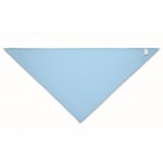 Colorata bandana triangolare personalizzabile color azzurro seconda vista