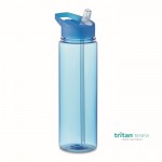 Borraccia Tritan Renew™ con beccuccio da 650 ml e certificazione ISCC color blu