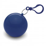 Impermeabile pubblicitario in palla di plastica colore azzurro