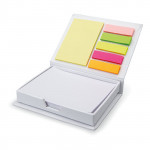 Blocco note personalizzato con note adesive colore bianco per impresa