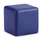 Cubo antistress personalizzato con logo colore azzurro