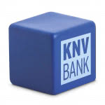 Cubo antistress personalizzato con logo colore azzurro originale