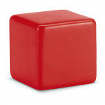 Cubo antistress personalizzato con logo colore rosso
