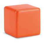 Cubo antistress personalizzato con logo colore arancione