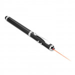 Penna pubblicitaria dotata di punta touch con laser colore nero per impresa