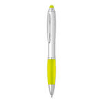 Penna con punta di vari colori colore giallo per impresa