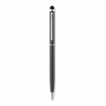 Penna sottile con  punta touch colore titanio