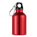 Bottiglia in alluminio serigrafata 300ml colore rosso
