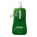 Bottiglia d'acqua pubblicitaria pieghevole 400ml colore verde originale