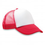 Cappellino promozionale stile trucker colore rosso