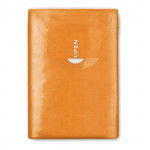 Pacchetto di fazzoletti personalizzati colore arancione per impresa