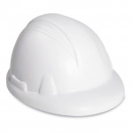 Pallina antistress a forma di casco colore bianco per impresa