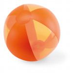 Pallone da spiaggia pubblicitario da regalare colore arancione per impresa