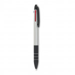 Penna 3 colori personalizzata colore argentato per impresa