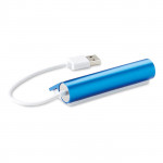Hub USB pubblicitario da 4 porte colore azzurro per impresa