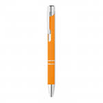 Penna per aziende con finitura satinata colore arancione per impresa