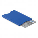 Custodia per carte di credito personalizzata colore azzurro per eventi