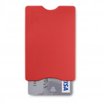 Custodia per carte di credito personalizzata colore rosso per impresa