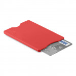 Custodia per carte di credito personalizzata colore rosso per eventi